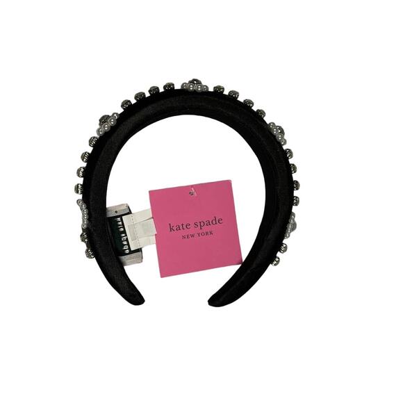 Kate Spade crystal and imitation pearl embellished headband main image 7